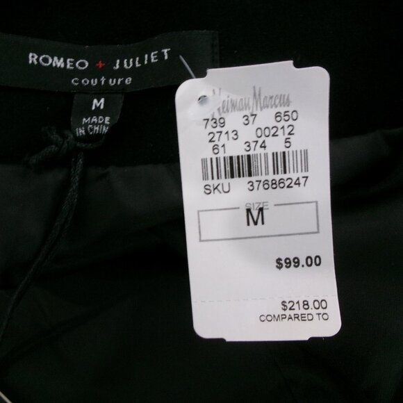 New Romeo + Juliet Faux Suede Colorblock Patchwork Mini Skirt Wine Black Blue M - Picture 9 of 12